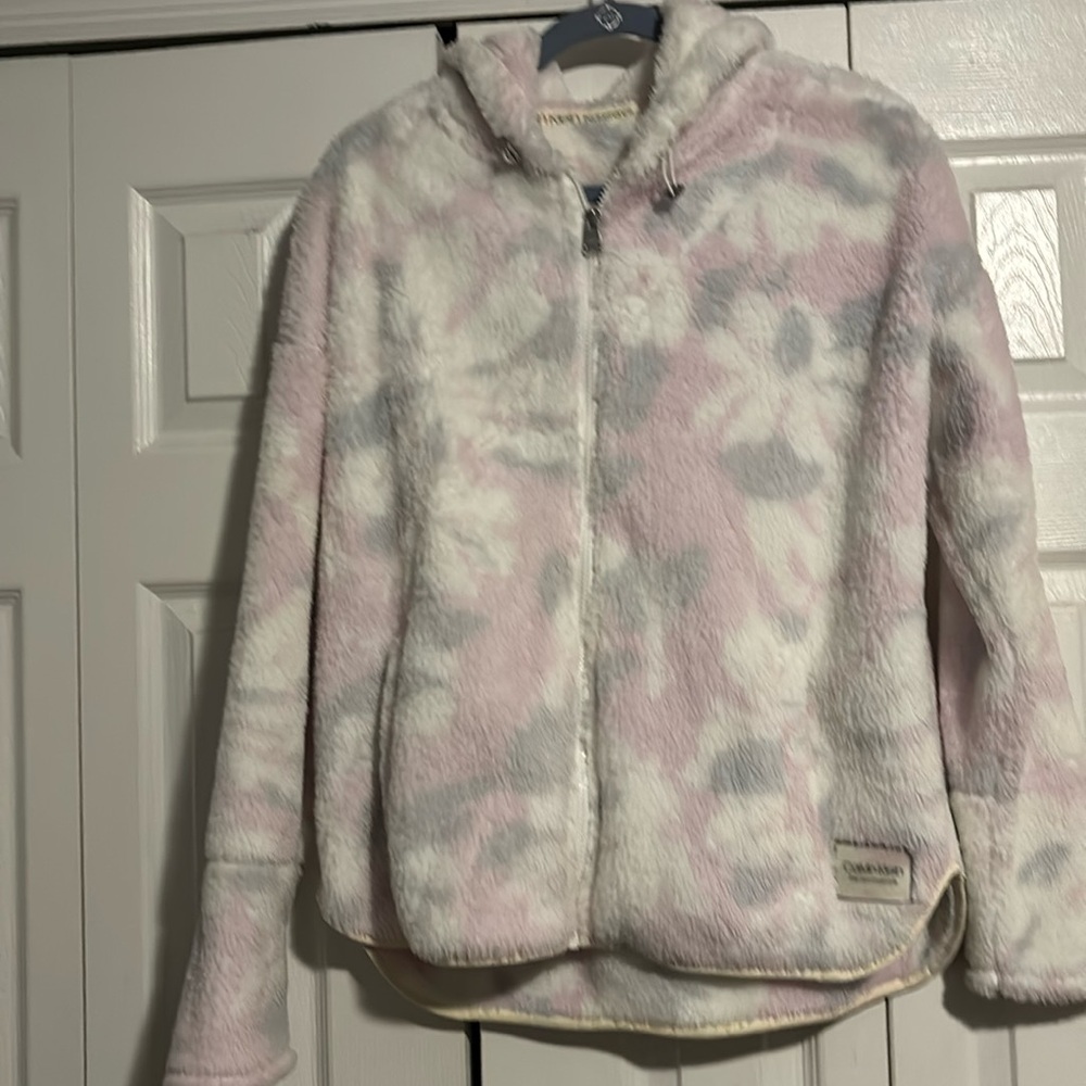 Calvin Klein preference fleece zip up hoodie